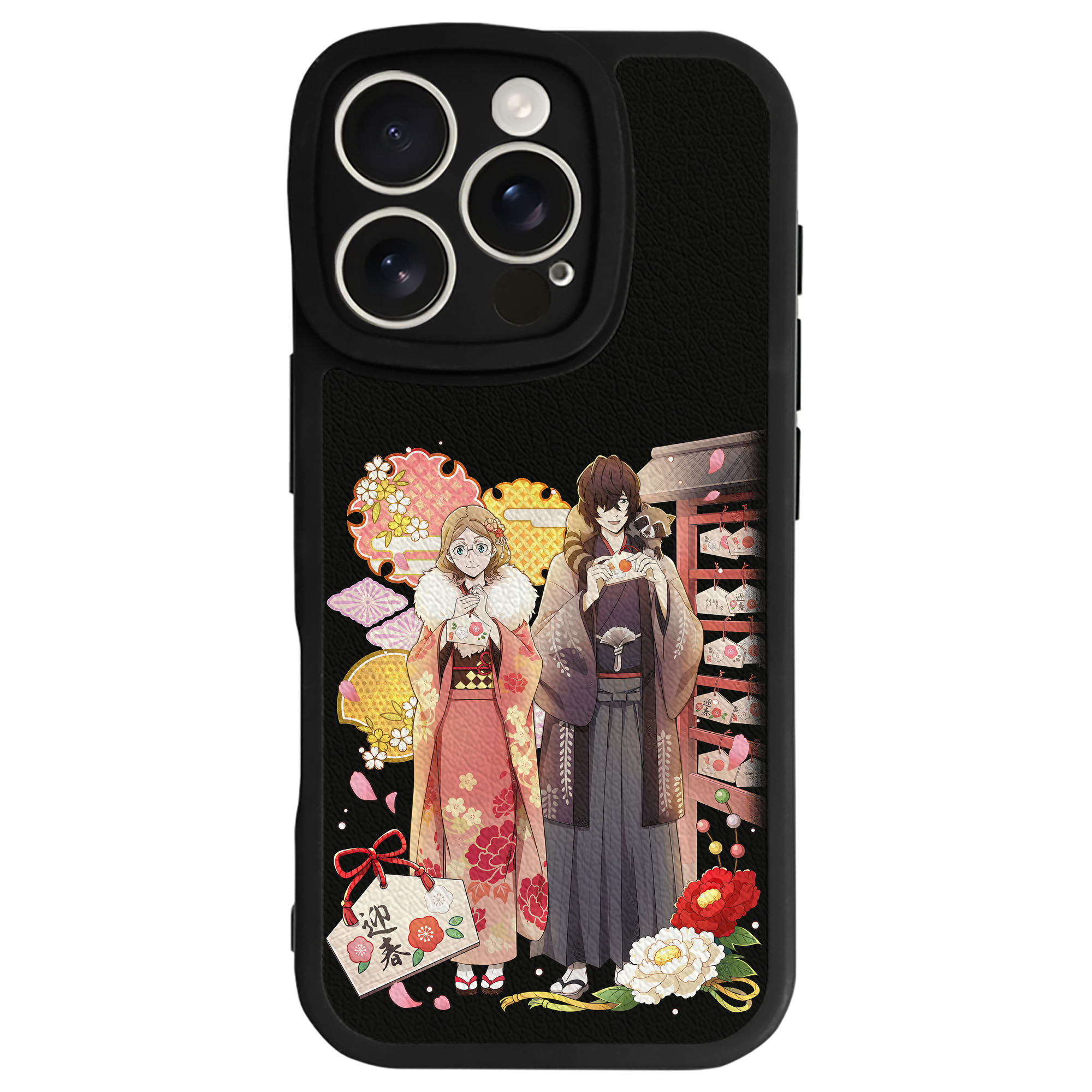 （画像用） 文豪ストレイドッグス Bungo Stray Dogs 【iPhone 16シリーズ対応】シリコンスマホケース（レザー調） 材質：シリコン